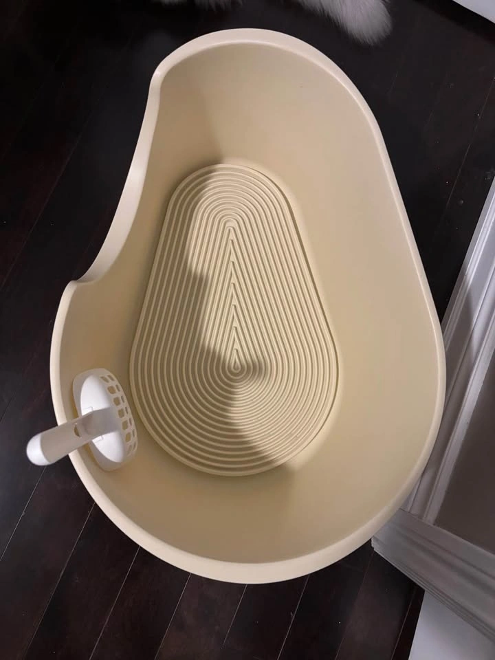 Cat Litter Box Set w/ Mat & Scoop - photo 3