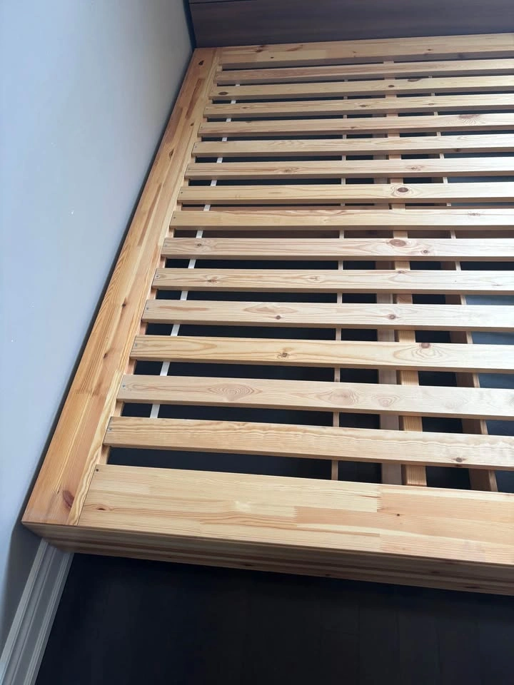 IKEA Queen Bed Frame with 4 Drawers - photo 2