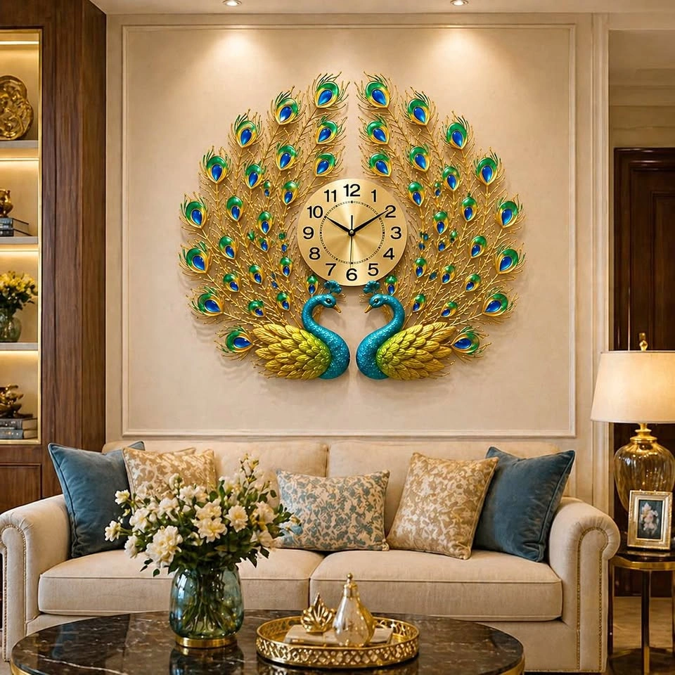 Peacock Wall Clock