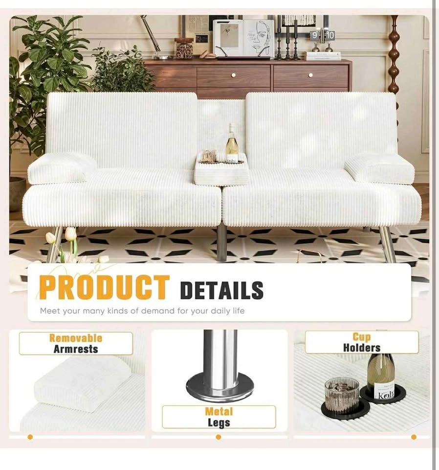 VICTONE Futon Sofa Bed - photo 5