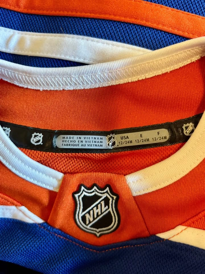 NHL Kids Infant Edmonton Oilers Connor McDavid Jersey Sz 12-24 M - photo 3