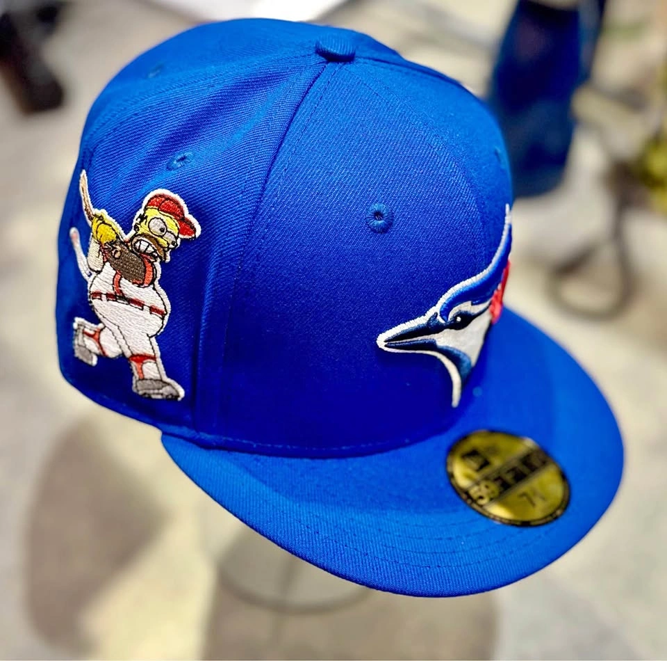 Toronto Blue Jays MLB Simpsons X New Era 5950 Hat Size 7 3/8