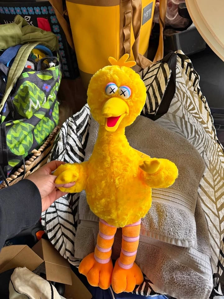 KAWS Sesame Street Uniqlo Big Bird Plush Toy