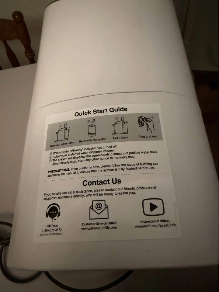 SimPure Reverse Osmosis Water Filter - photo 3