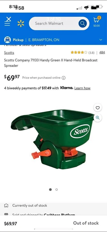 Scott Handheld Seed Spreader