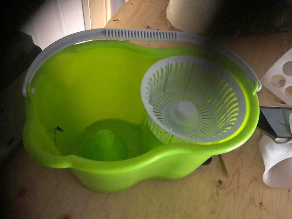 Microfibre spin floor mop with bucket New.