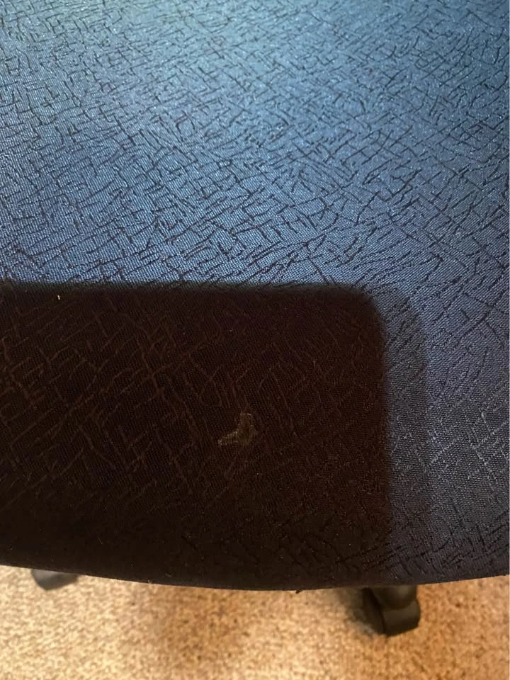 Dark Purple Office Chair with Hand Rests - photo 5
