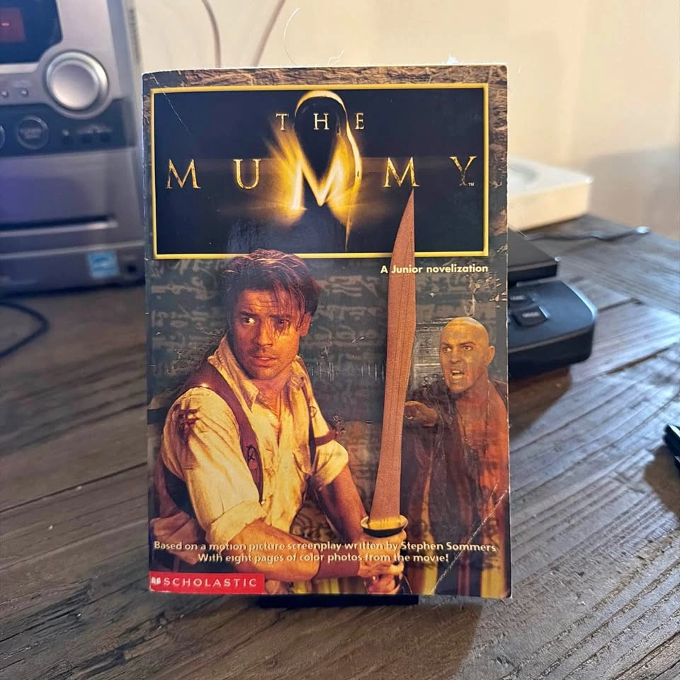 The Mummy Junior Interpretation Scholastic Book Tie-in Rare VTG
