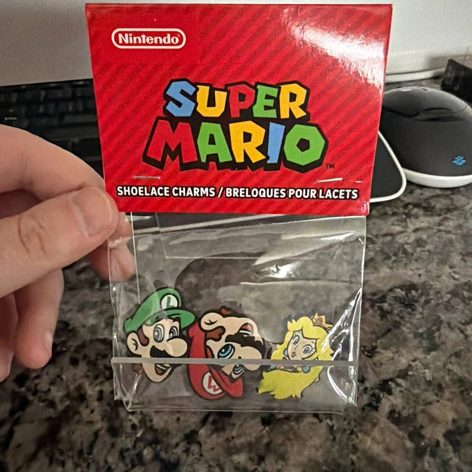 Super Mario Official Nintendo Shoe Charms