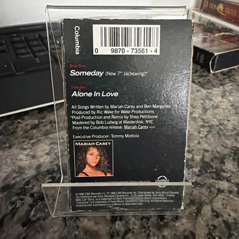 Mariah Carey Someday Cassette Single - photo 2