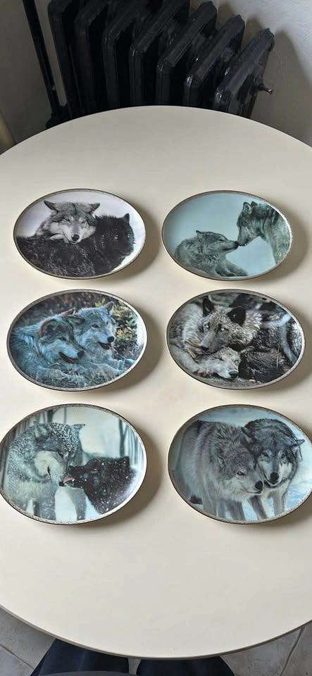 Bradford Exchange "Tender Moments" Plates (Set of 6)