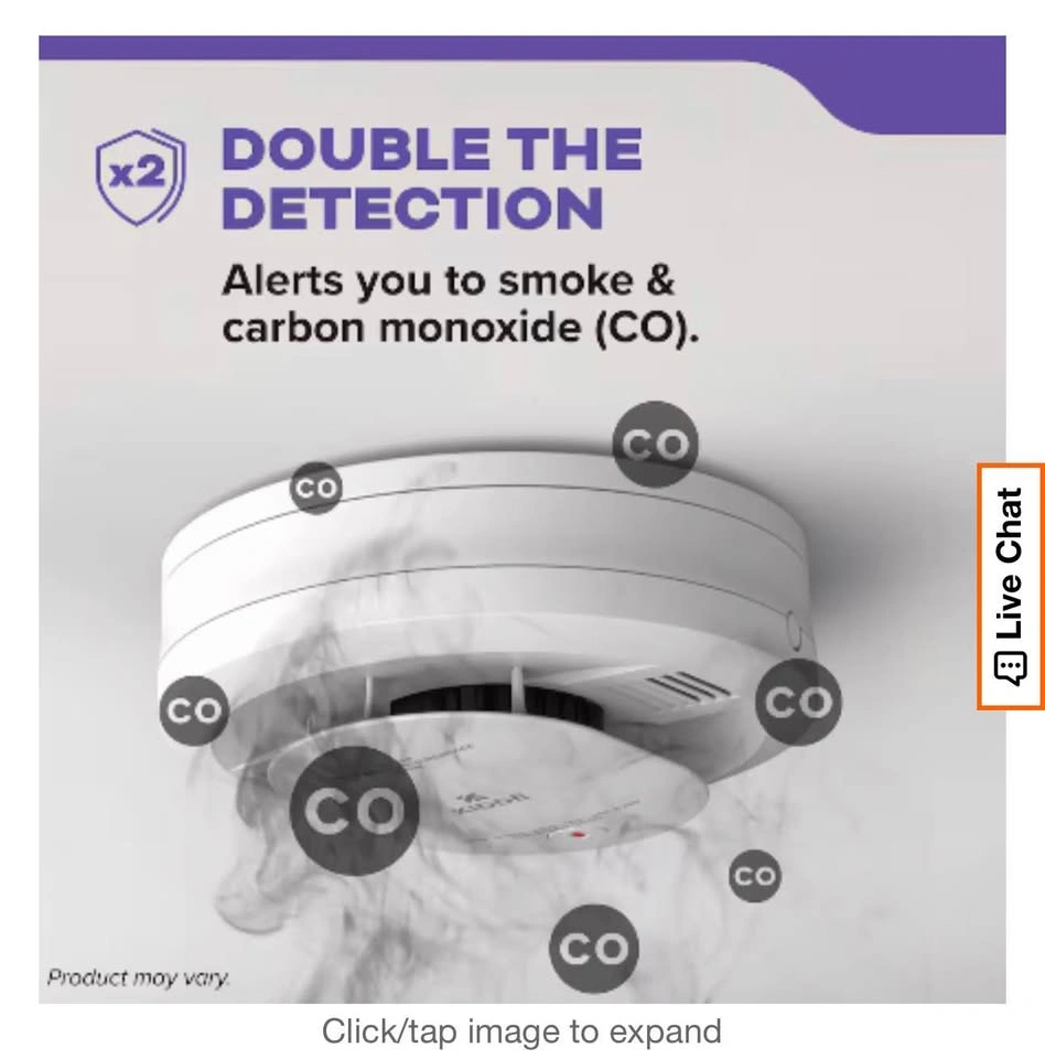 Kidde Detect Smoke + Carbon Monoxide Alarm 3-Pack - photo 2