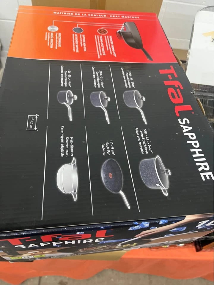 T-fal Sapphire 10 Piece Cookware Set - photo 2
