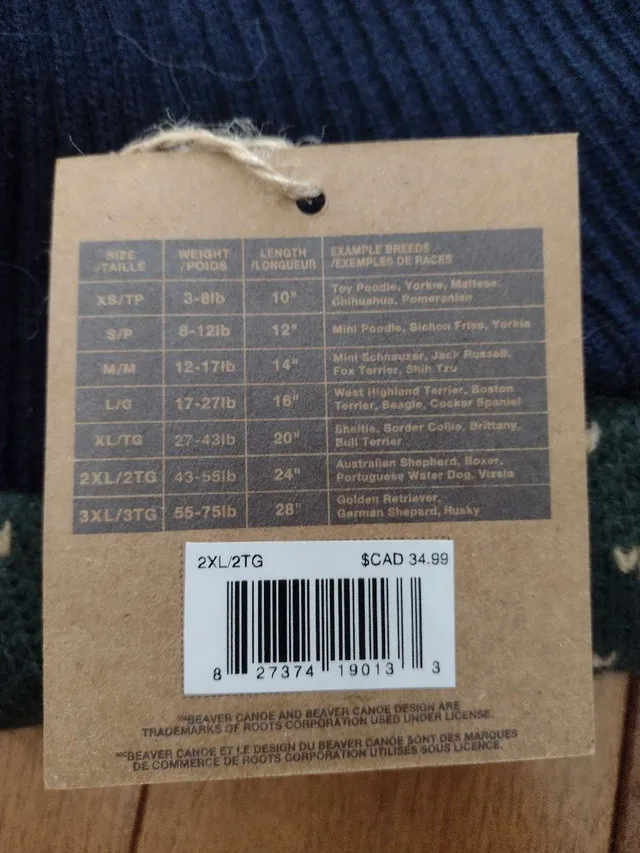 Dog sweater 2 XL image indicator(3)