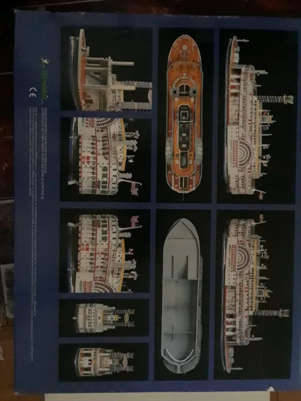 3D puzzle - steam boat image indicator(2)