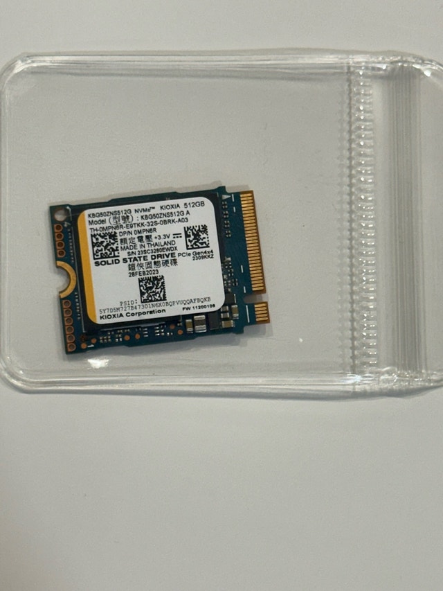 KIOXIA gen4 512GB SSD