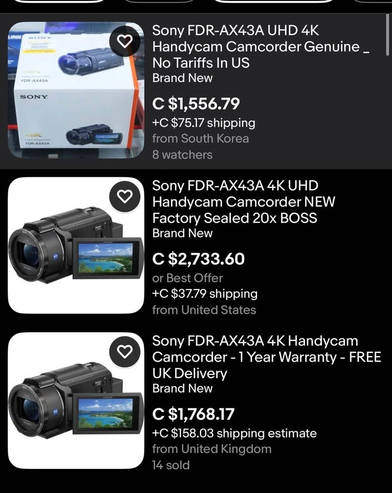 Sony Handycam FDR-AX43A 4K Camcorder - photo 4
