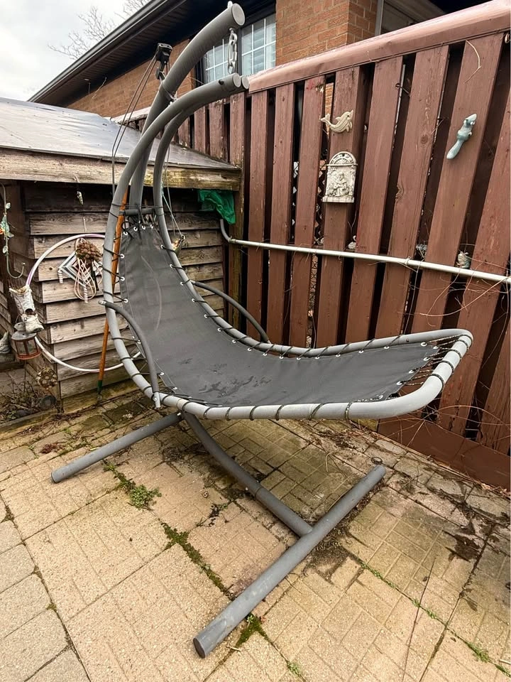 Outdoor Swing Chair w Stand - photo 4