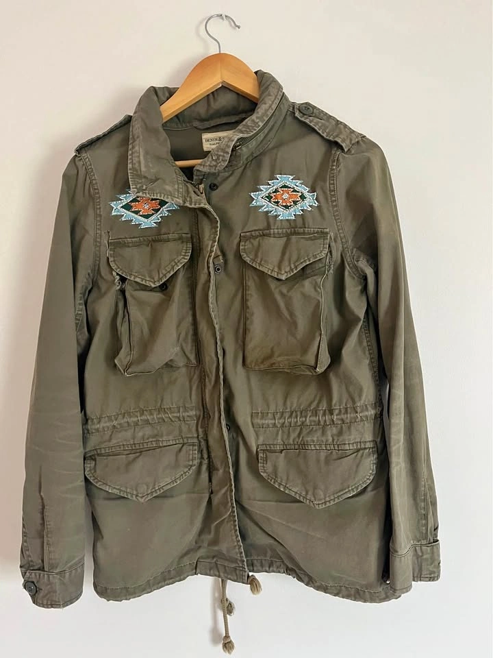 NEEDS MENDING - Ralph Lauren Denim & Supply Hand Beaded Military