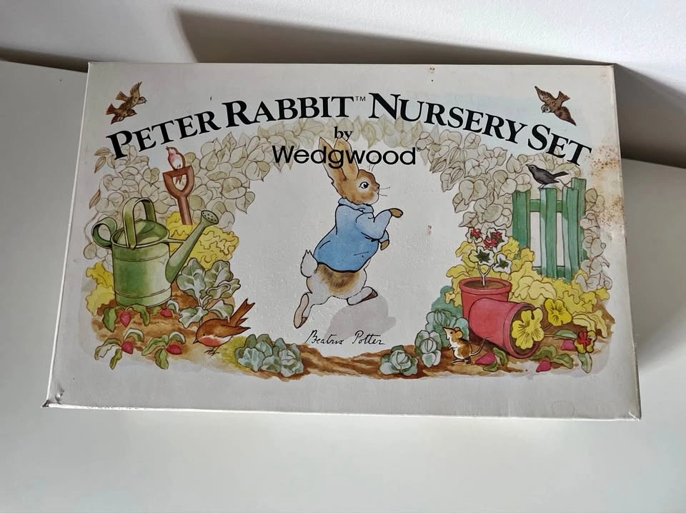 Vintage Wedgwood Peter Rabbit Nursery Set (3-Piece)