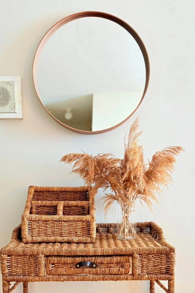 Brown Sleek IKEA Mirror