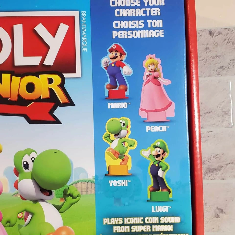 New Monopoly Junior Super Mario Edition w/sound dice - photo 3