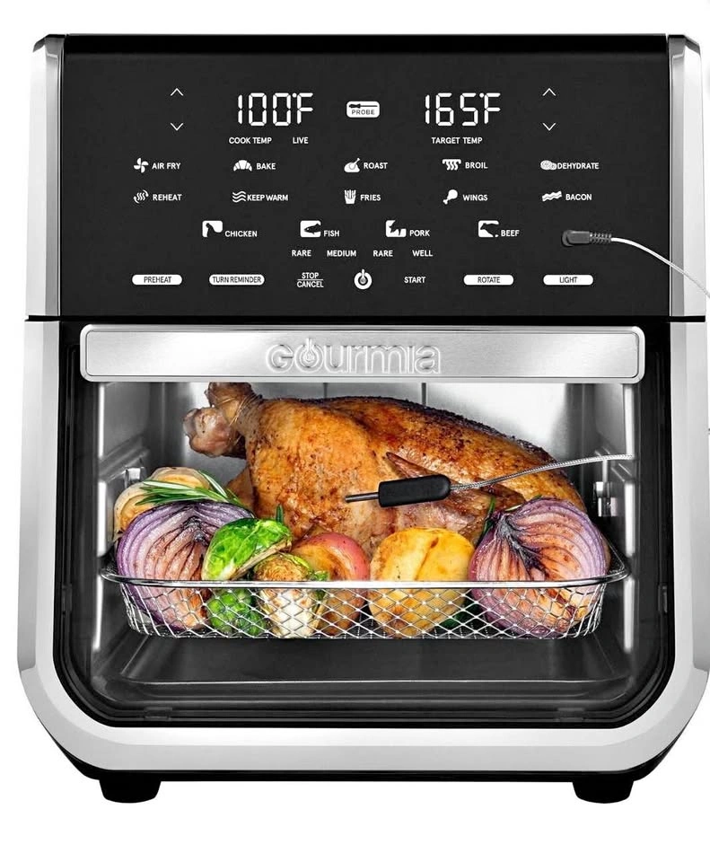 Gourmia 14-Quart Air Fryer Oven Rotisserie Dehydrator