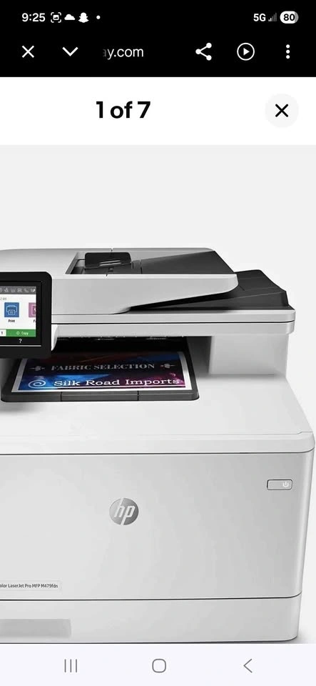 HP Color LaserJet Pro MFP M479fdw Laser Printer