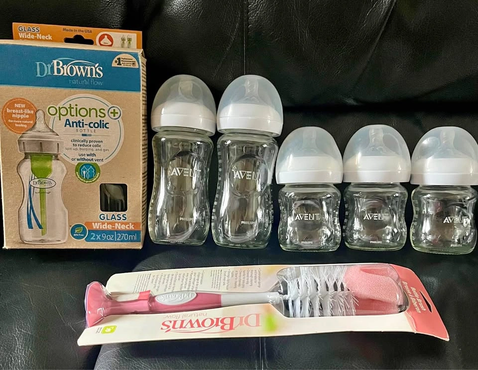Dr. Brown's & Avent Glass Baby Bottles