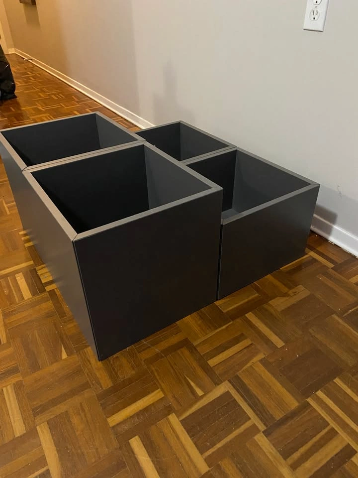 IKEA EKET Cabinet - Dark Gray Cube Storage - photo 3