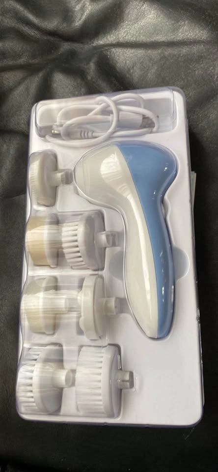 CLSEVXY Electric Face Spin Cleanser Brushes with 7 Heads