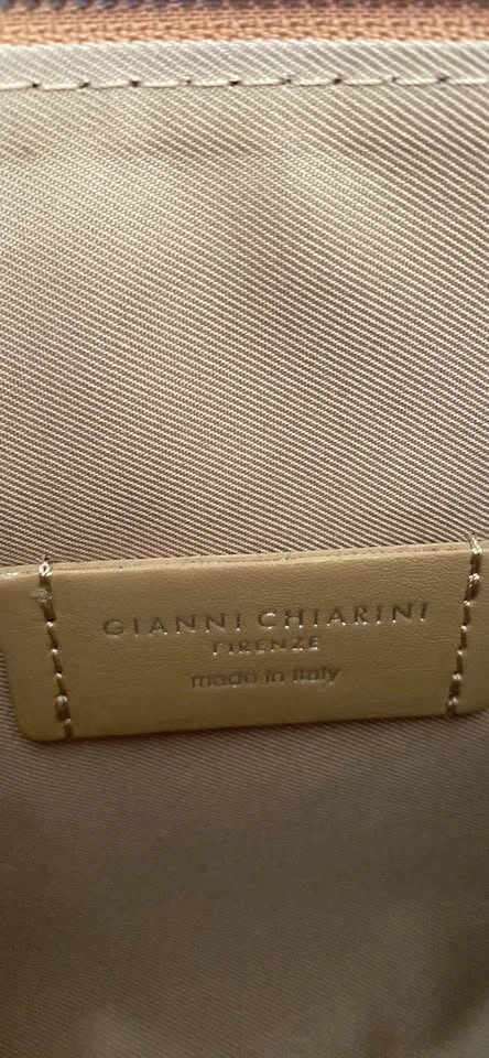 Gianni Chiarini Firenze Italian Light Brown Leather Wristlet Clu - photo 3
