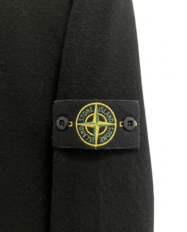 Stone Island Crewneck Knit Sweater - Black XL - photo 2