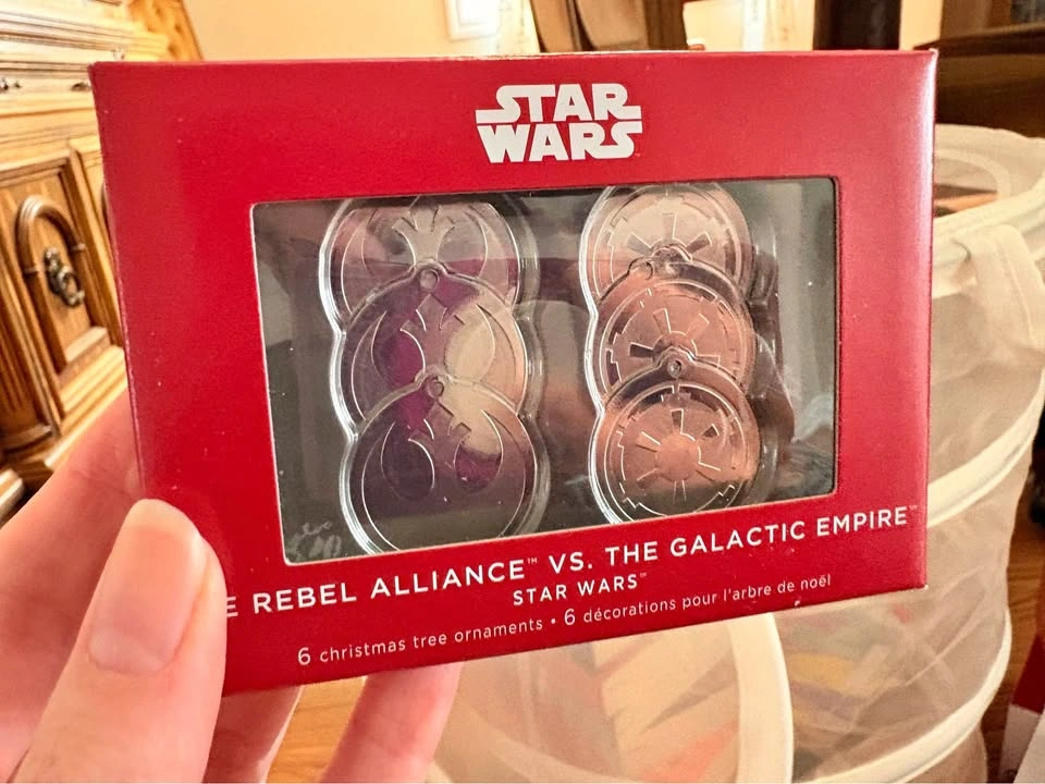 Hallmark Keepsake Rebel Alliance vs Galactic Empire Ornaments (2