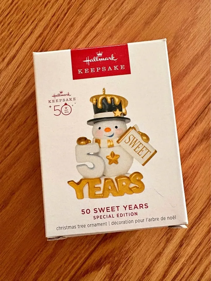 Hallmark Keepsake 50 Sweet Years Ornament