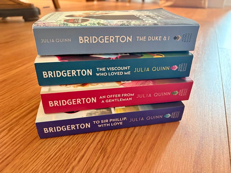 Bridgerton books 1-3 and 5