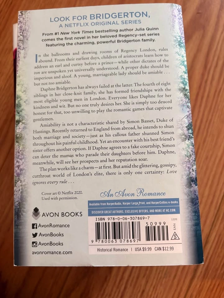 Bridgerton books 1-3 and 5 - photo 3