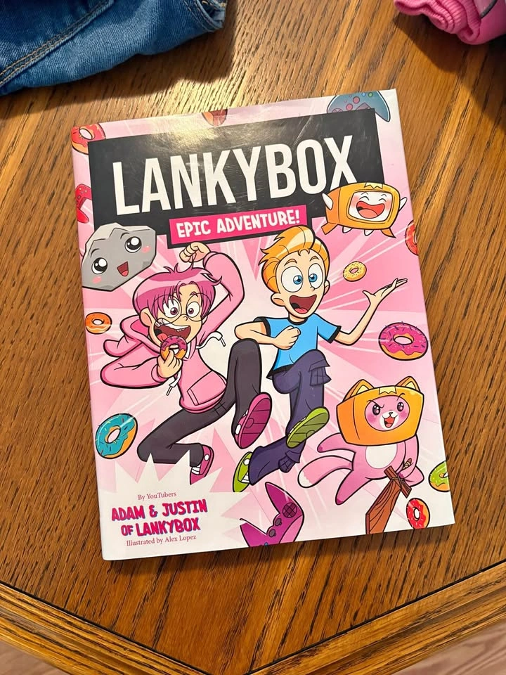 Lankybox Hardcover Book
