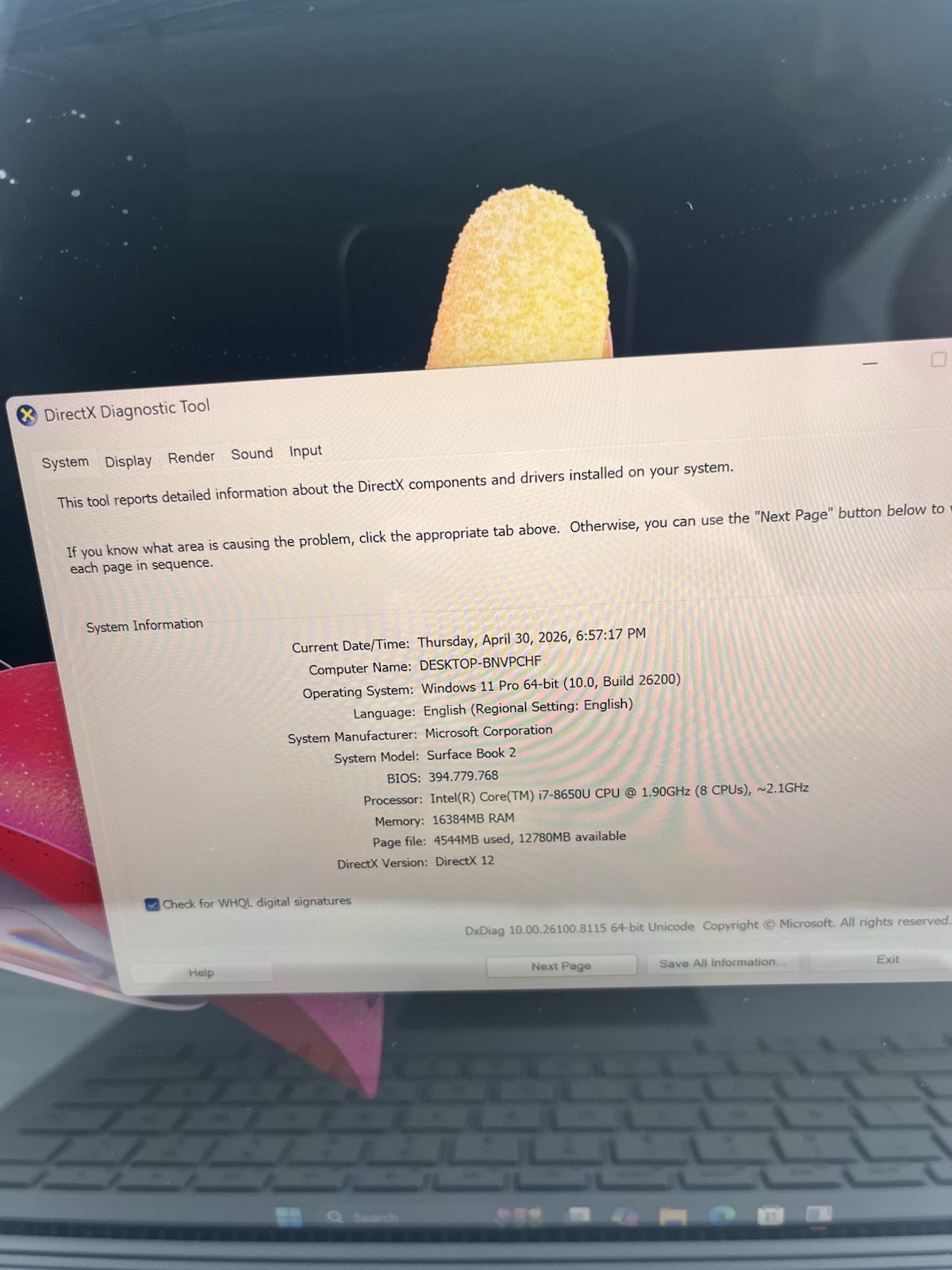 Microsoft Surface Book 2 (512GB, i7, 16GB RAM) Laptop - Silver - photo 3
