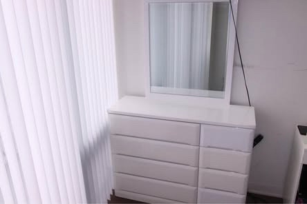 Solid 8 Drawer All White Dresser and Mirror - photo 2