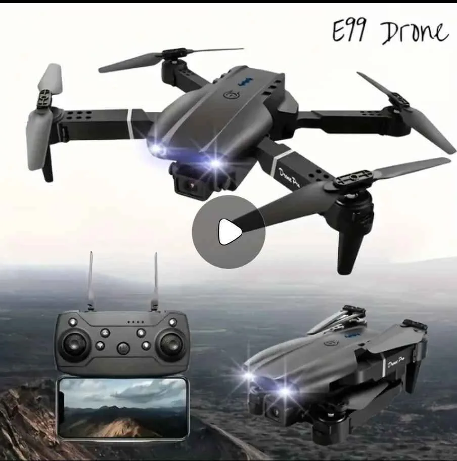 E99 drone equipped with dual cameras, mobile application control image indicator(3)