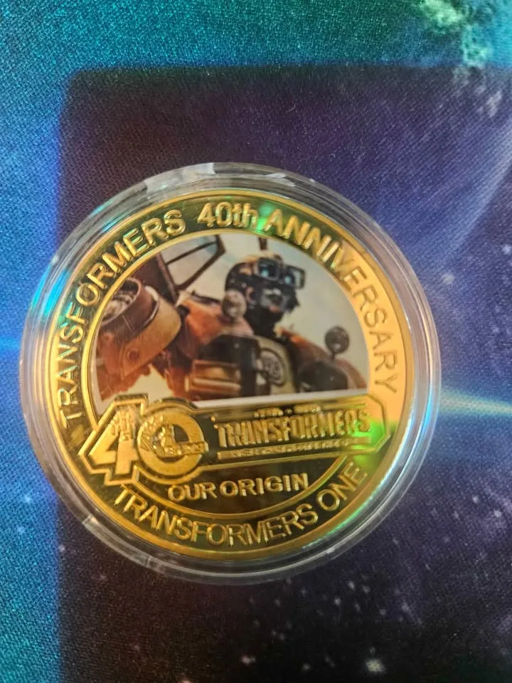 Transformers Bumblebee Collection gold plated 7pcs image indicator(2)