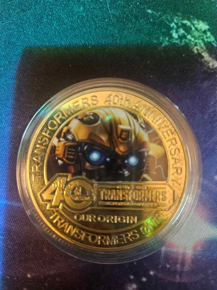 Transformers Bumblebee Collection gold plated 7pcs image indicator(3)