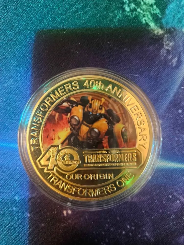 Transformers Bumblebee Collection gold plated 7pcs image indicator(6)