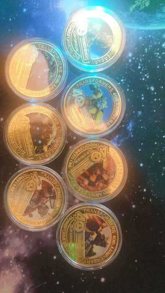 Transformers Bumblebee Collection gold plated 7pcs image indicator(7)