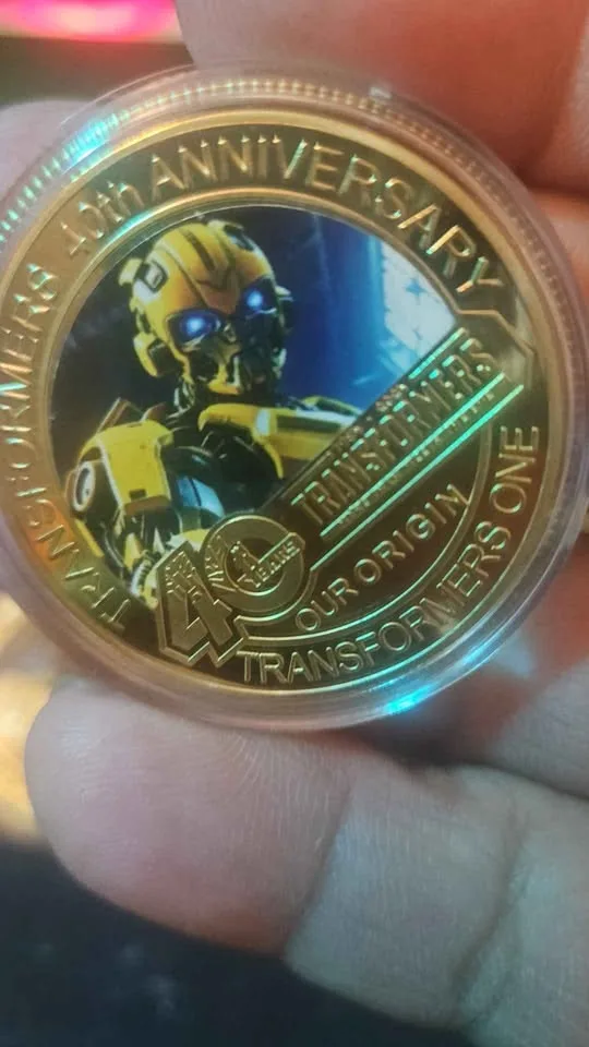 Transformers Bumblebee Collection gold plated 7pcs image indicator(8)