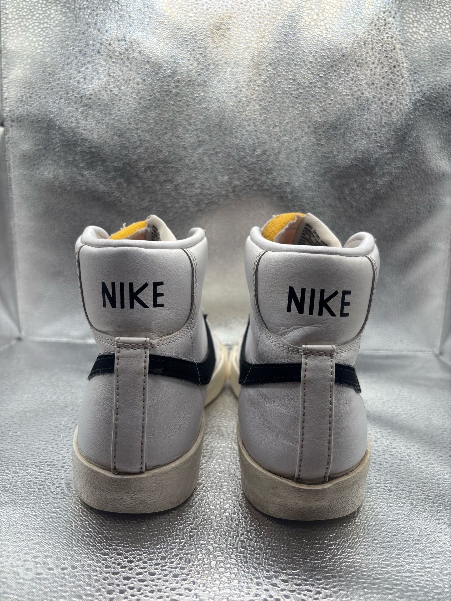 Nike Blazer Mid White Black - photo 4