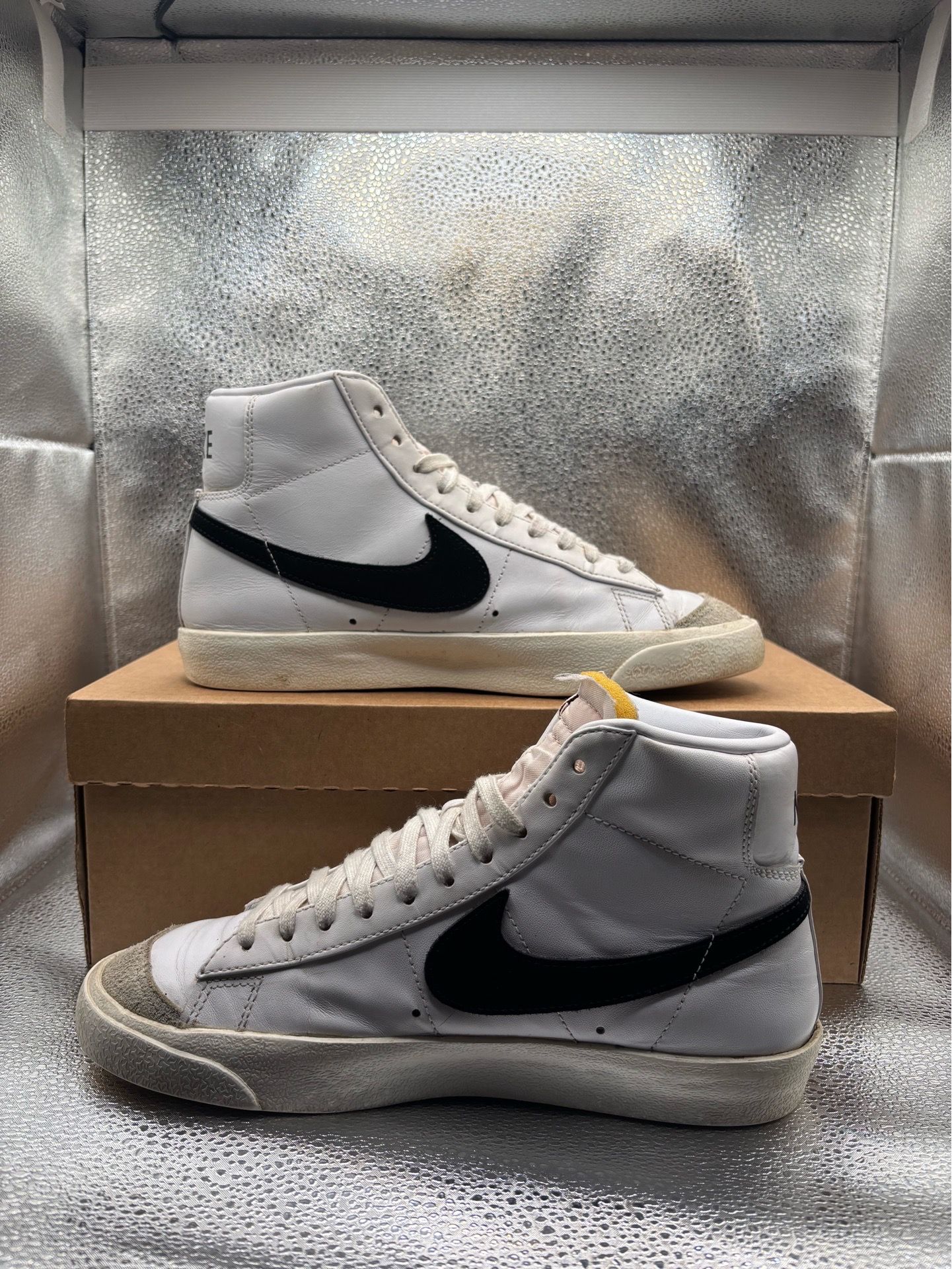 Nike Blazer Mid White Black - photo 5