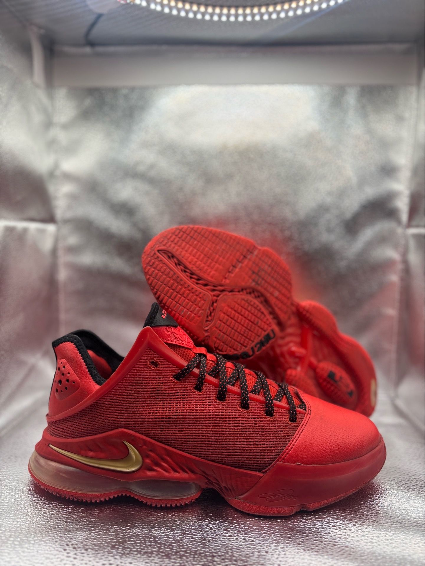 Nike LeBron 19 Low Light Crimson - Size 12