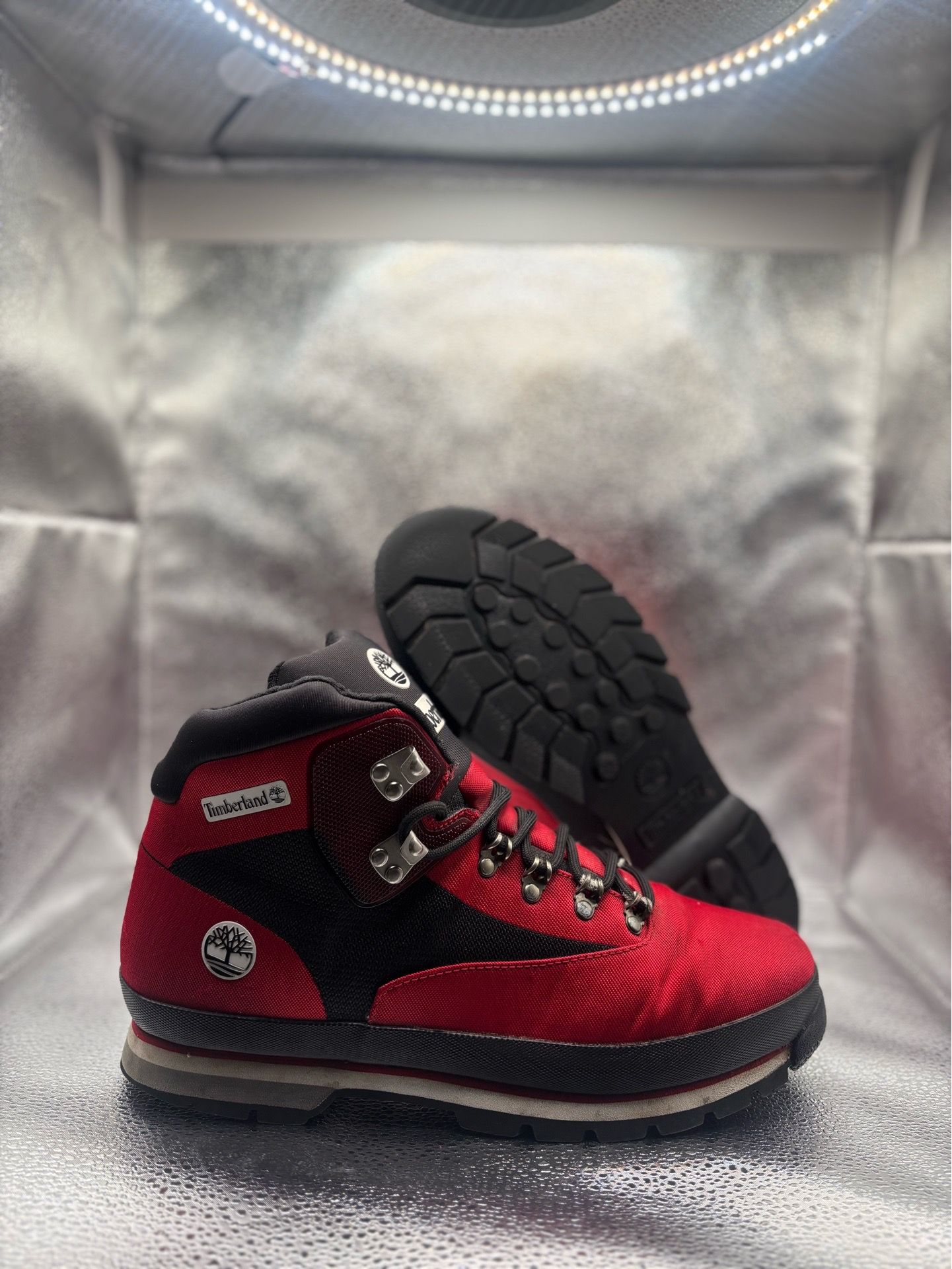 Timberland Euro Hiker Mid Jacquard Red